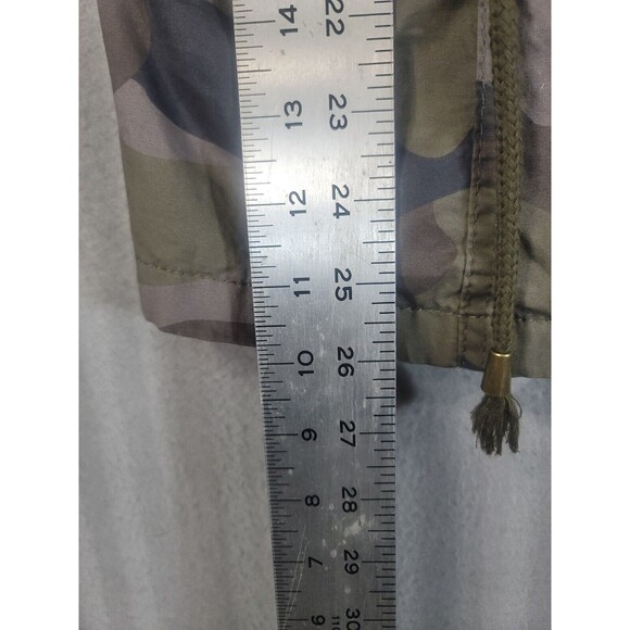 love me now womens camo print jacket size large pockets military style - Picture 5 of 10